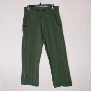 Lululemon Green Still Pants Wide Leg Yoga Pants Lounge Pants Activewear Pants 29